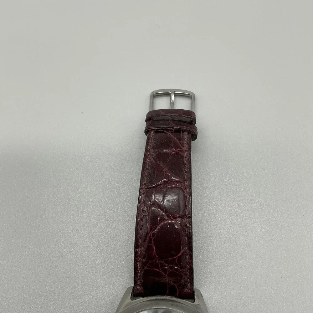 Invicta Lupah 2324 Womens Watch 33mm White MOP Dial Red Leather New Battery